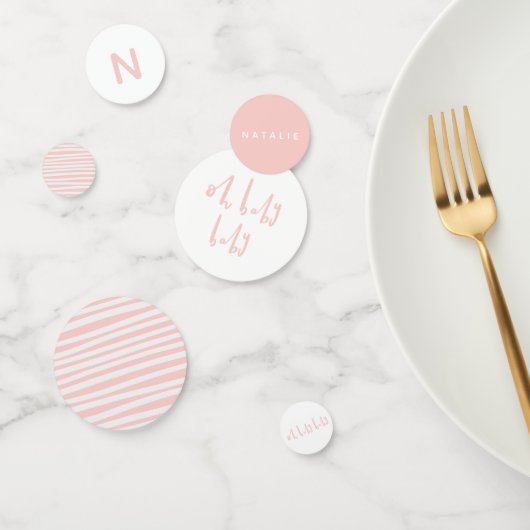 オベビーベビーツインベイビーシャワー コンフェッティ (グループ)