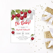 オベビーベリースイーツさくらんぼベビーシャワー