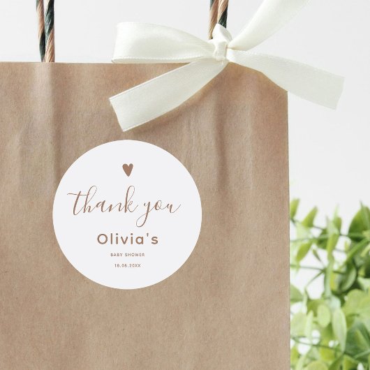 オベビーベージュサンキュー ラウンドシール