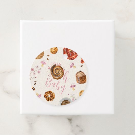 オベビーペストリー+おしゃれな女の子ベビーシャワー フェイバータグ (インサイチュ)
