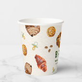 オベビーペストリー&おしゃれな赤ちゃんシャワー 紙コップ (正面)