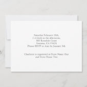 オベビーボホウォーター色レインボーベビーシャワーインビータ 招待状 (裏面)