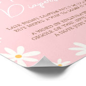 オベビーボホデイジーベビーシャワー深夜おむつ ポスター (角)