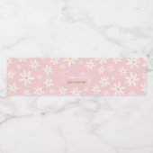 オベビーボホデイジーベビーシャワー ペットボトルラベル (シングルラベル)