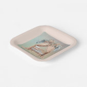 オベビーボホベイビーシャワー ペーパープレート (傾斜あり)