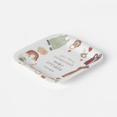 オベビーボホ服おもちゃ少年ベイビーシャワー ペーパープレート (傾斜あり)