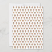 オベビーボホ服おもちゃ少年ベイビーシャワー 招待状 (裏面)