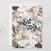 オベビーボホ男女兼用ベビーシャワー招待状 招待状 (裏面)