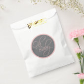 オベビーポーズベビーシャワー女の子 フェイバーバッグ (封をした状態)