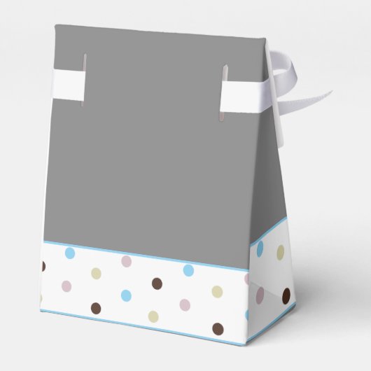 オベビーポーズベビーシャワー少年のために フェイバーボックス (裏面サイド)