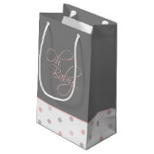 オベビーポーベビーギフトforガール スモールペーパーバッグ (裏面アングル)