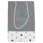 オベビーポー男の赤ちゃん ミディアムペーパーバッグ (正面)