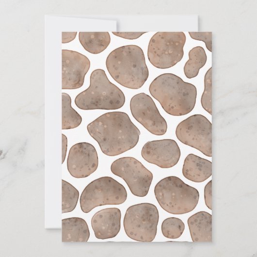 オベビーママとベビーキリン中性ベビーシャワー 招待状 (裏面)