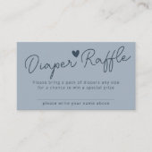 オベビーモダンダスティブルーボーイズブックスベビー エンクロージャーカード (正面)