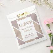 オベビーモチャモダンベビーシャワーバッグ フェイバーバッグ (封をした状態)