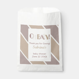 オベビーモチャモダンベビーシャワーバッグ フェイバーバッグ