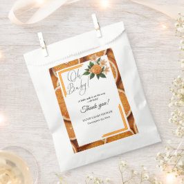 オベビーリトルかわいこちゃんオレンジ柑橘系ベビーシャワー フェイバーバッグ