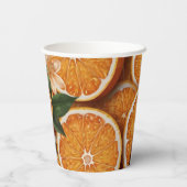 オベビーリトルかわいこちゃんオレンジ柑橘系ベビーシャワー 紙コップ (裏面)