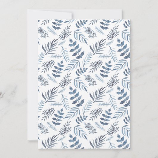 オベビーリトルピーナッツエレファントボホフローラシック 招待状 (裏面)