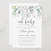 オベビー外は寒いベビシャワー招待状 招待状 (正面/裏面)