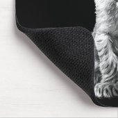 オベビー大きな猫クブグレイ マウスパッド (コーナー)