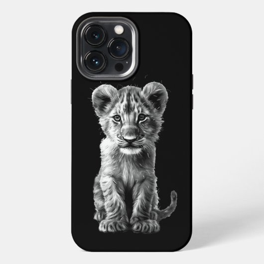 オベビー大きな猫クブグレイ iPhoneケース (裏面)