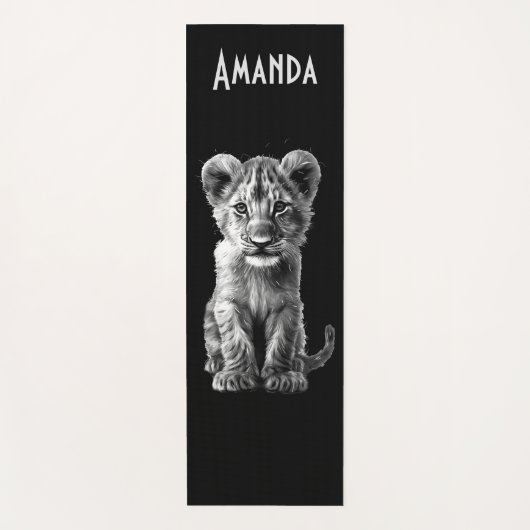 オベビー大きな猫クブパーソナル ヨガマット (正面)