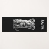 オベビー大きな猫クブパーソナル ヨガマット (正面(横))