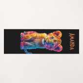 オベビー大きな猫クブパーソナル ヨガマット (正面(横))