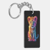 オベビー大きな猫クブ キーホルダー (正面左)