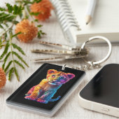 オベビー大きな猫クブ キーホルダー (正面右)