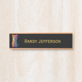 オベビー大きな猫クブ サインプレート (正面)