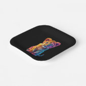 オベビー大きな猫クブ ペーパープレート (傾斜あり)