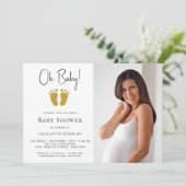 オベビー性中性ベビーシャワー 招待状 (スタンド正面)