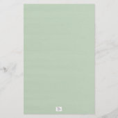 オベビー推定価格の緑の赤ちゃんシャワーゲーム (裏面)