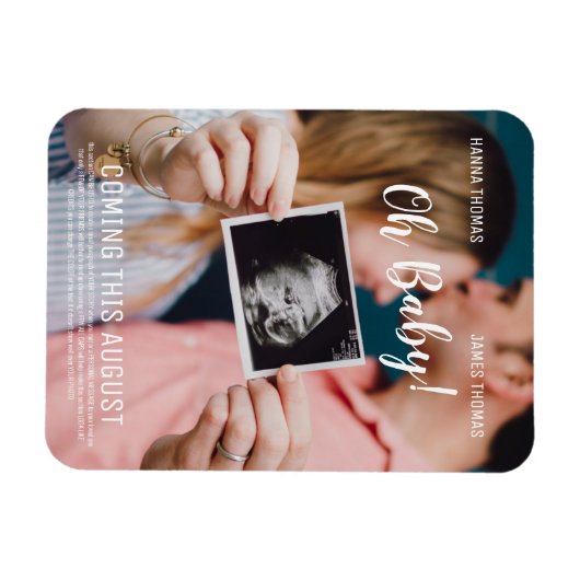 オベビー映画ポスタースタイル発表 マグネット (横)