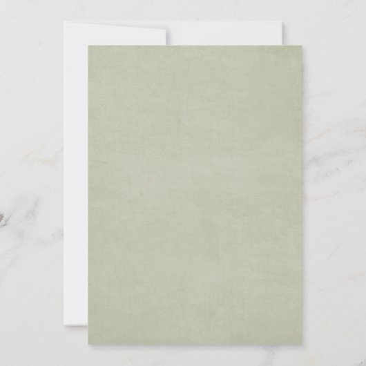 オベビー植物学バラユーカリ赤ちゃんシャワー 招待状 (裏面)