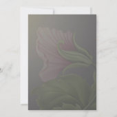 オベビー甘いエンドウ豆のポッド赤ちゃんシャワー 招待状 (裏面)