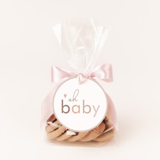 オベビー男女兼用モダンベイビーシャワー ラウンドシール