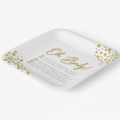 オベビー紙プレート ペーパープレート (傾斜あり)