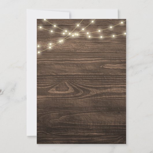 オベビー素朴かわいこちゃんパイ赤ちゃんシャワー 招待状 (裏面)