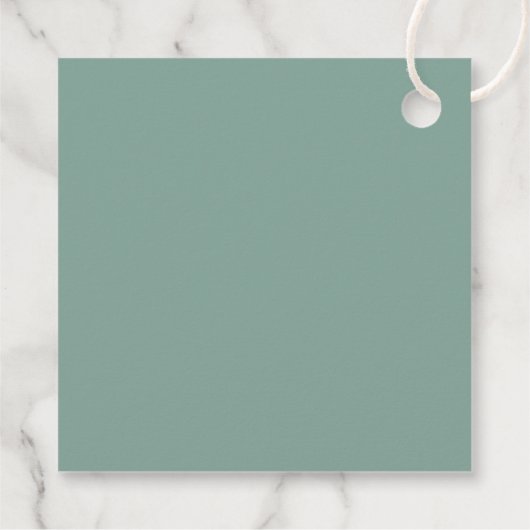 オベビー素朴緑の赤男女兼用ちゃんシャワー フェイバータグ (裏面)