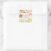 オベビー農場動物ベビーシャワークラシック好意R スクエアシール (バッグ)