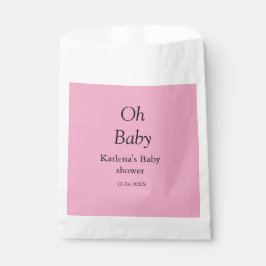オベビー追加の名前ベビーシャワー日シンプル付けミニマルT フェイバーバッグ