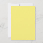 オベビー雨シャワークラウド天気ユニセックス散水 招待状 (裏面)