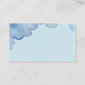 オベビー雲の赤ちゃんシャワー本の要求 エンクロージャーカード (裏面)