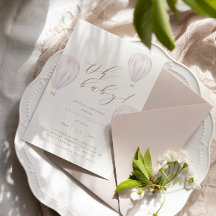 オベビー – ガールホットエアバルーン赤ちゃんシャワー