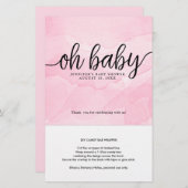 オベビー、ピンクキャンディパーソナライズされたバーラッパー (正面/裏面)