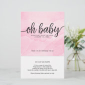 オベビー、ピンクキャンディパーソナライズされたバーラッパー (スタンド正面)