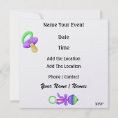 オベビー- SRF 招待状 (裏面)